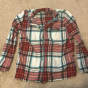 Like new condition. Worn once flannel pajama set